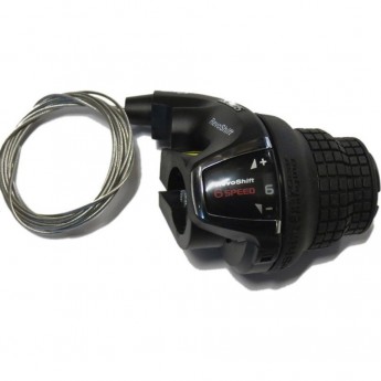 Шифтер SHIMANO TOURNEY, RS35, ПРАВ, 6СК, ТР. 2050мм