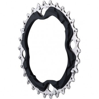Звезда передняя SHIMANO DEORE, для M6000, 30T-AN, черный